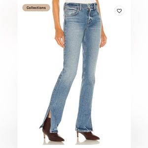 GRLFRND Hailey Low Rise Slim Boot Jeans size 26